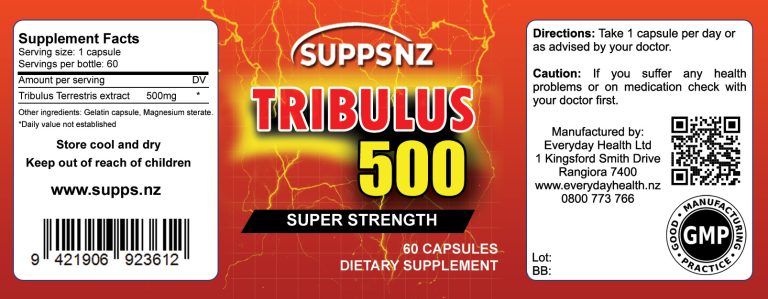 Tribulus 500 - Supps NZ
