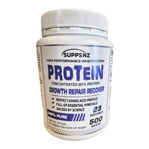 nude protein product bottle